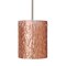 Besa Lighting Tamburo 8 Stem Pendant, Stone Copper Foil, Satin Nickel Finish, 1x100W Incandescent 1TT-4006CS-SN - alternate 1